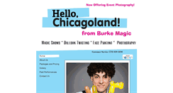 Desktop Screenshot of burkemagic.com